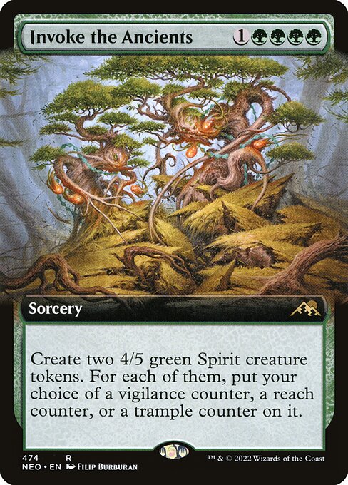 Invoke the Ancients (Extended Art) — Front
