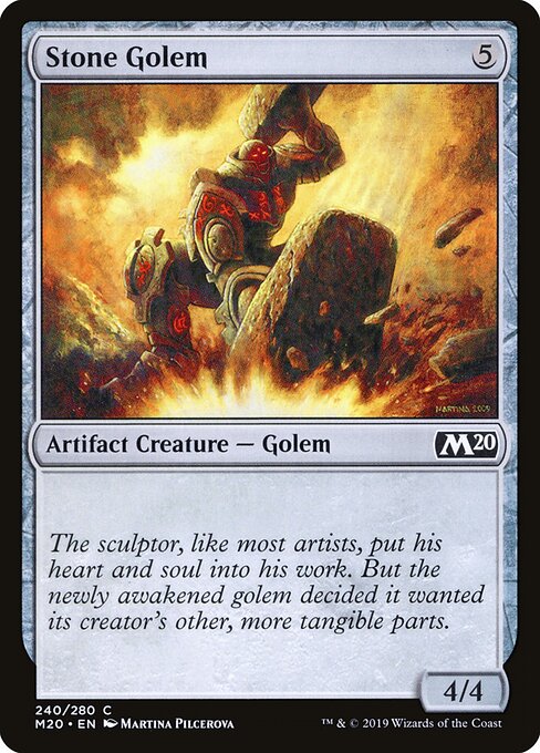 Stone Golem — Front