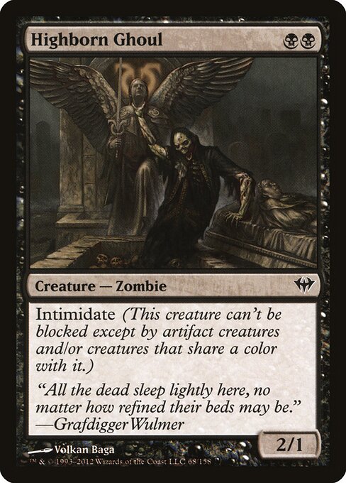 Highborn Ghoul — Front
