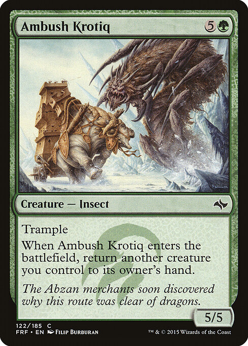 Ambush Krotiq — Front