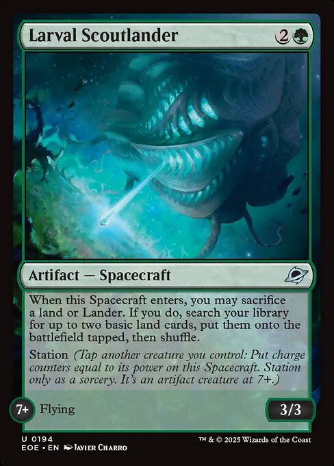 Larval Scoutlander — Front