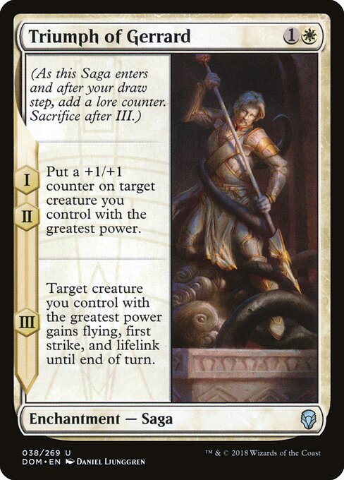 Triumph of Gerrard — Front