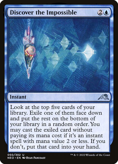Discover the Impossible — Front