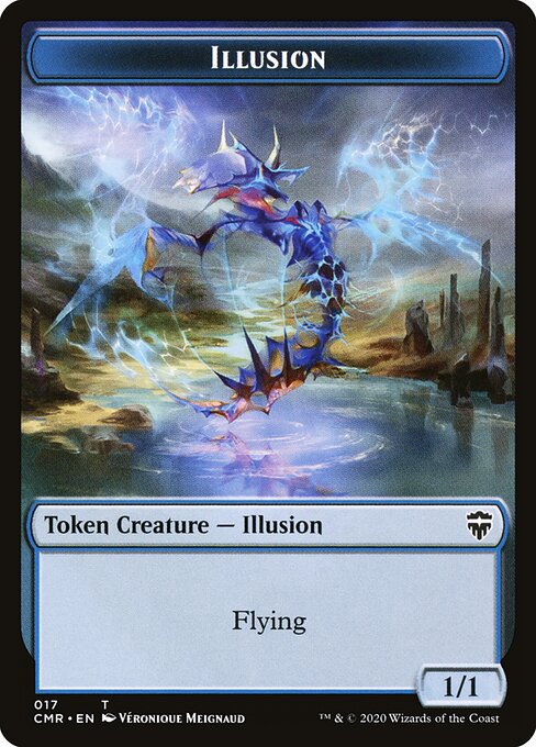 Illusion // Saproling Double-Sided Token — Front — Illusion