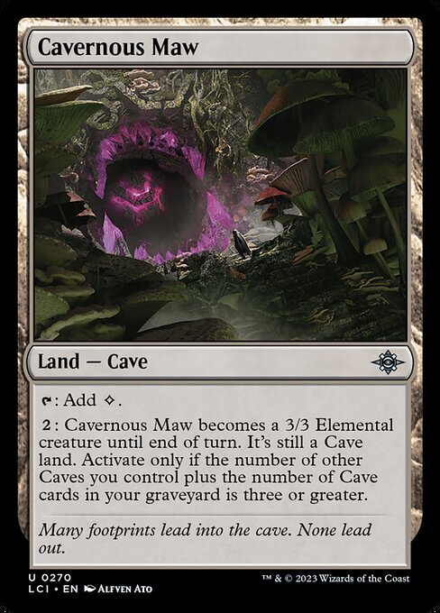 Cavernous Maw — Front