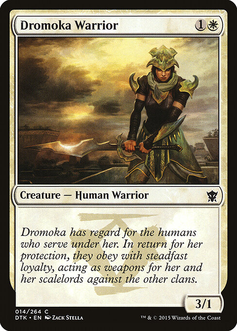 Dromoka Warrior — Front