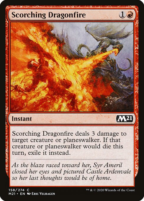 Scorching Dragonfire — Front