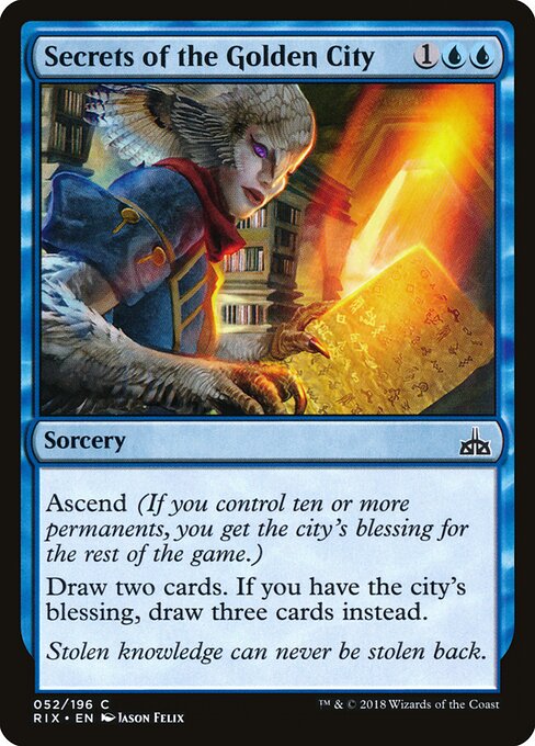 Secrets of the Golden City — Front
