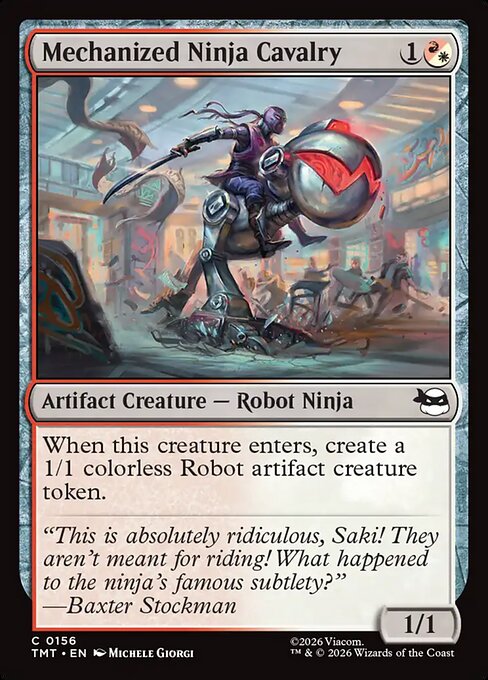 Mechanized Ninja Cavalry — Front