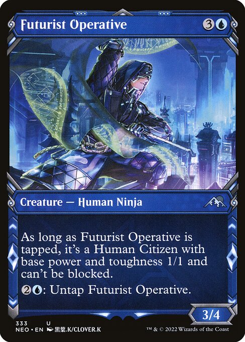 Futurist Operative (Showcase) — Front