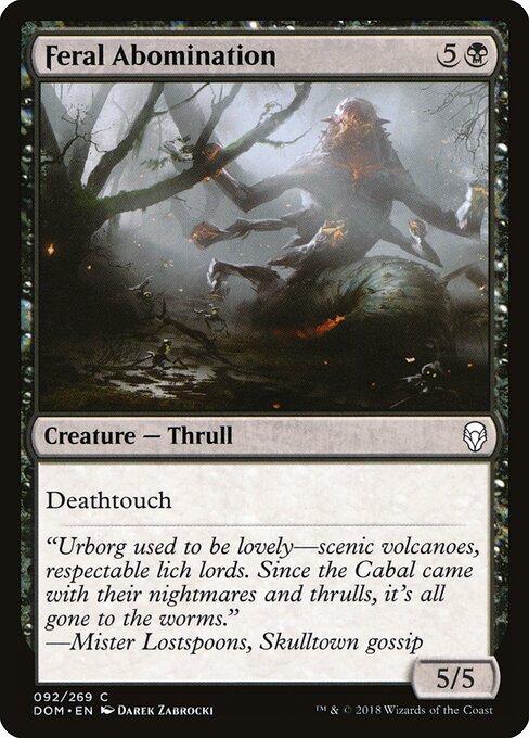 Feral Abomination — Front