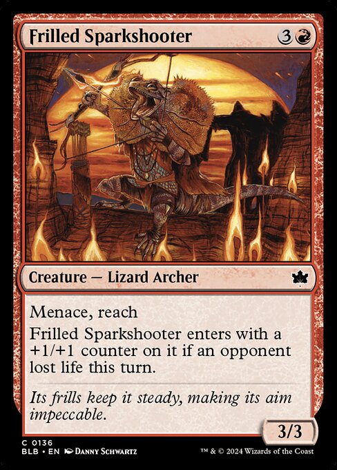 Frilled Sparkshooter — Front