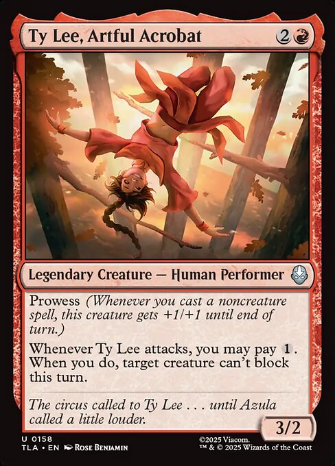 Ty Lee, Artful Acrobat — Front