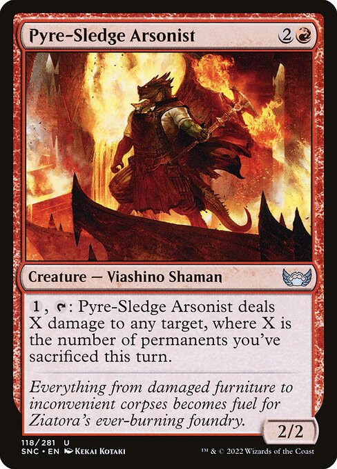 Pyre-Sledge Arsonist — Front