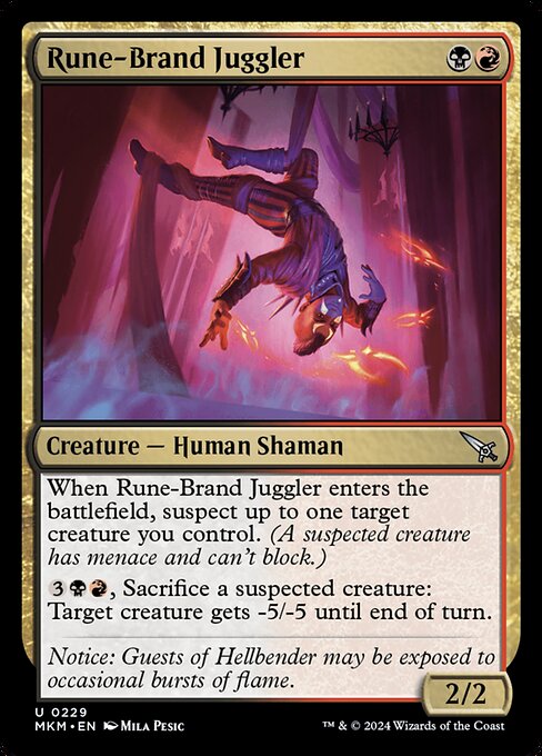 Rune-Brand Juggler — Front