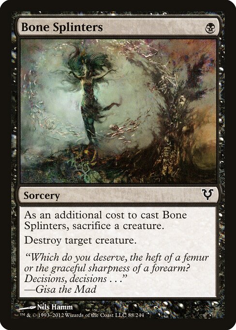 Bone Splinters — Front