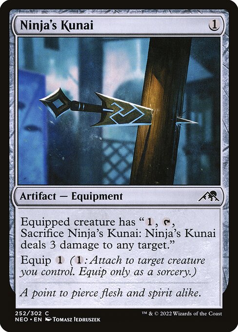 Ninja's Kunai — Front