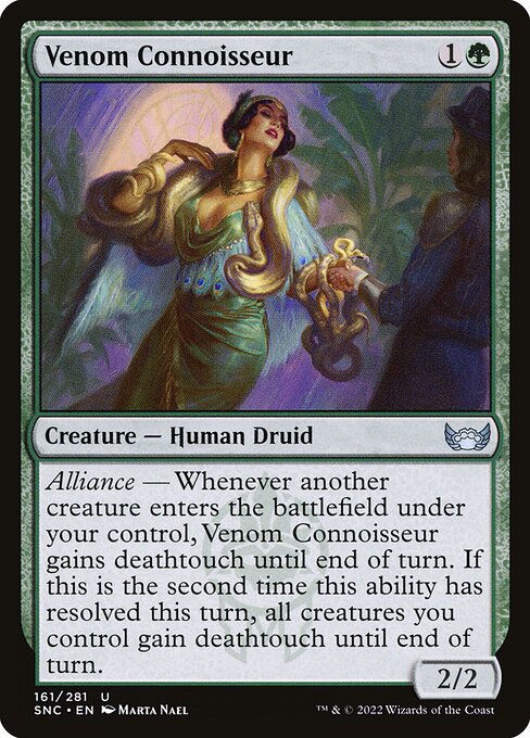 Venom Connoisseur — Front