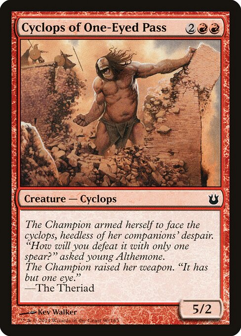 Cyclops of One-Eyed Pass — Front