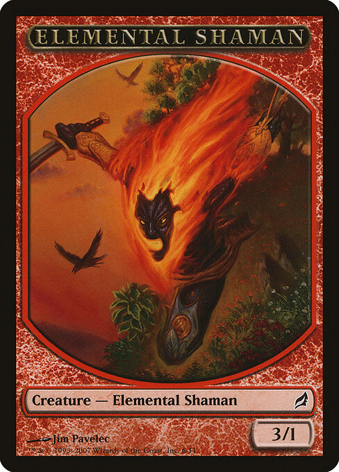 Elemental Shaman Token — Front