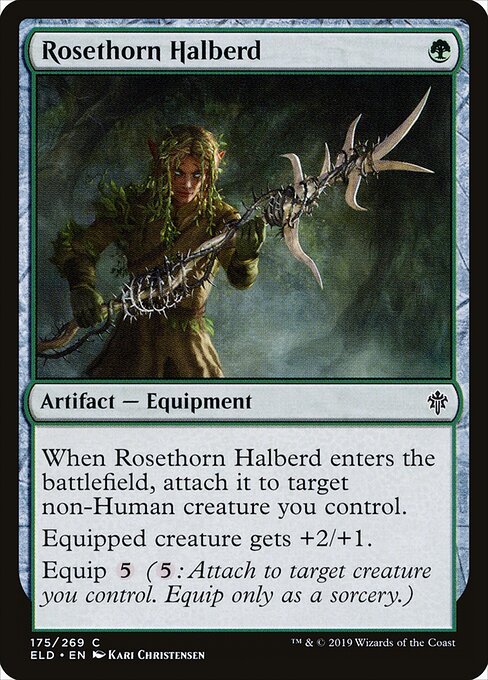 Rosethorn Halberd — Front