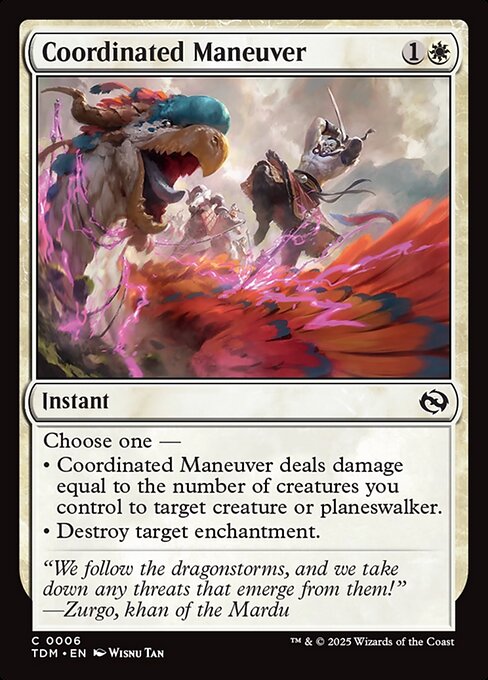 Coordinated Maneuver — Front