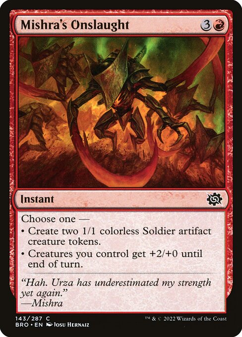 Mishra's Onslaught — Front