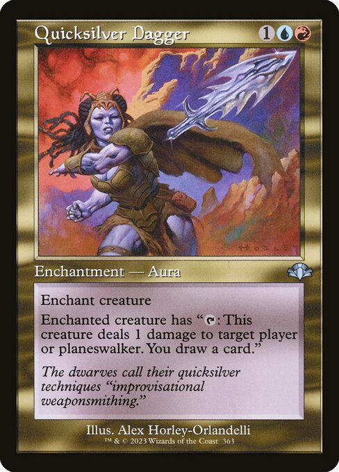 Quicksilver Dagger (Retro Frame) — Front