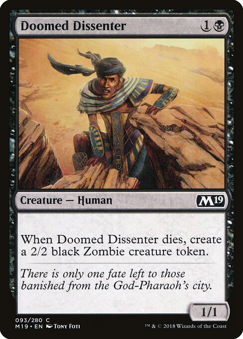 Doomed Dissenter — Front