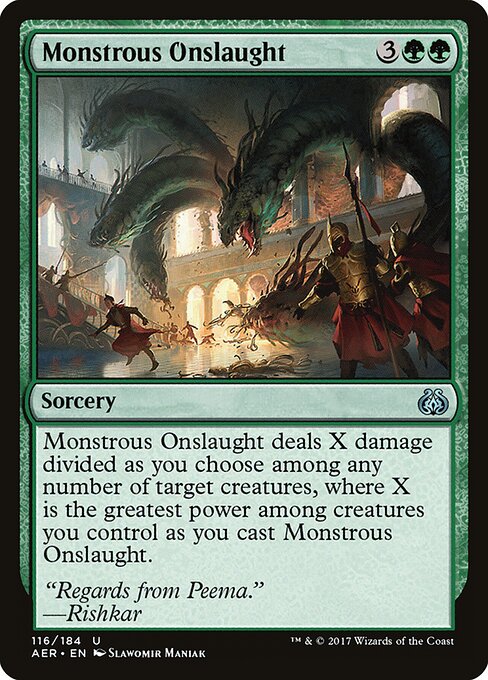 Monstrous Onslaught — Front
