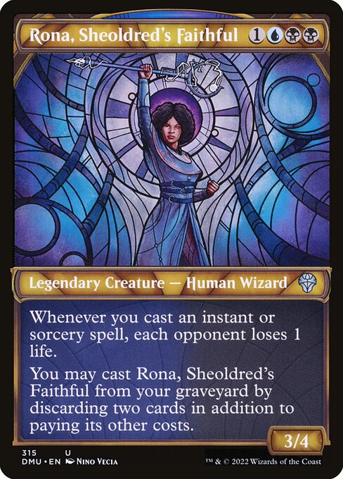 Rona, Sheoldred's Faithful (Showcase) — Front