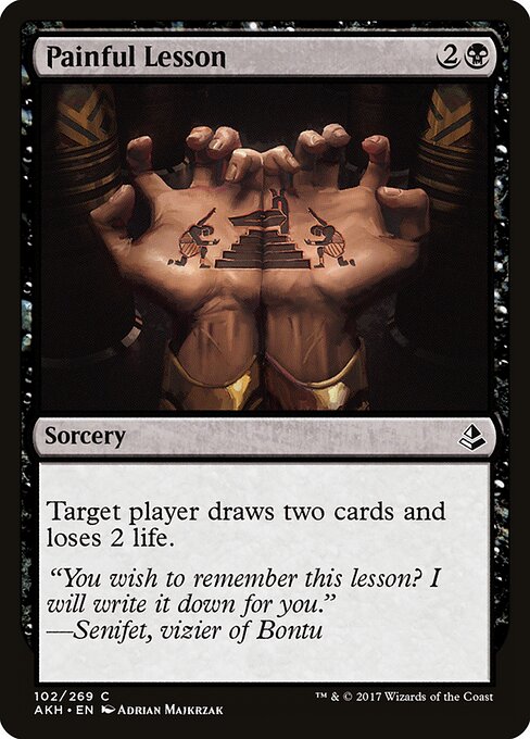Painful Lesson — Front