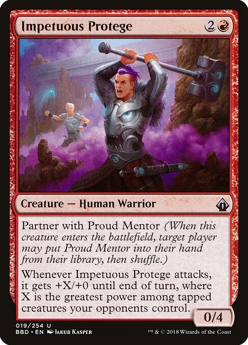 Impetuous Protege — Front