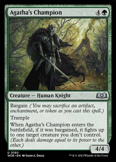 Agatha's Champion — Front