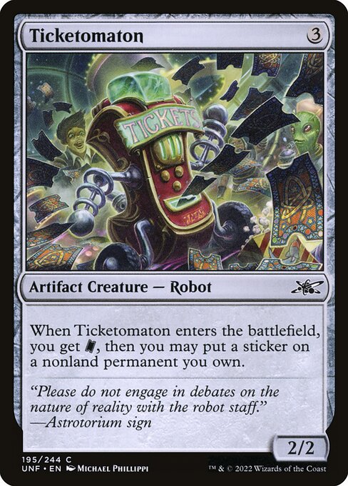 Ticketomaton — Front