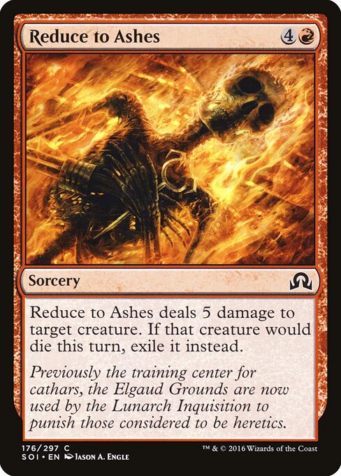 Reduce to Ashes — Front