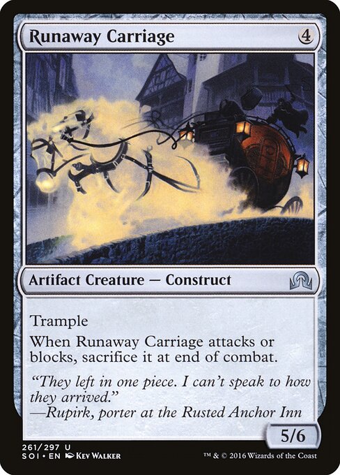 Runaway Carriage — Front