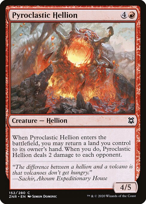 Pyroclastic Hellion — Front