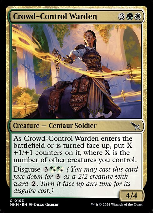 Crowd-Control Warden — Front