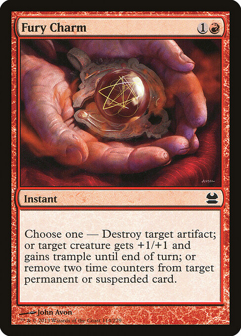 Fury Charm — Front