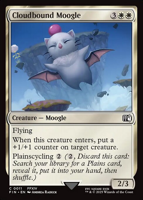 Cloudbound Moogle — Front
