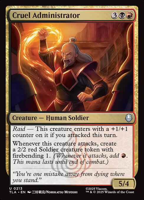 Cruel Administrator — Front