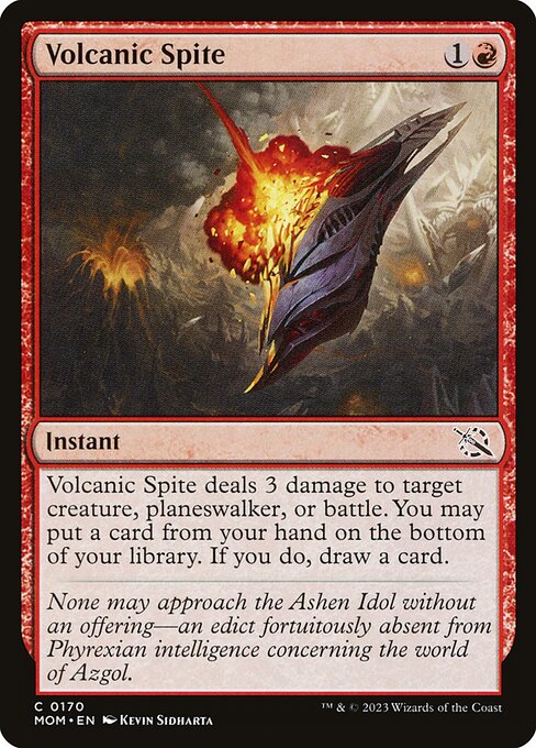 Volcanic Spite — Front