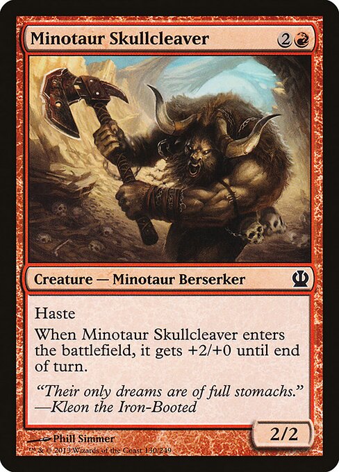 Minotaur Skullcleaver — Front