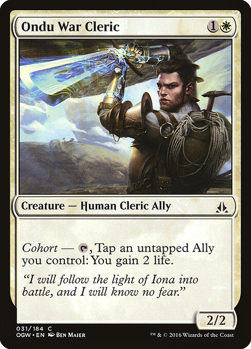 Ondu War Cleric — Front