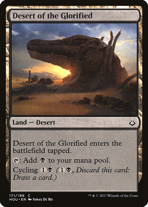 Desert of the Glorified — Front