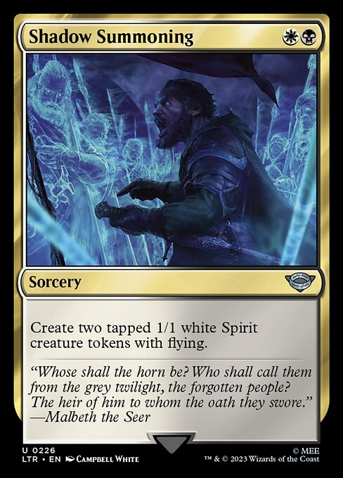 Shadow Summoning — Front