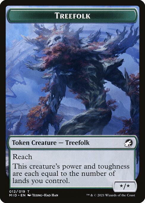 Treefolk Token — Front