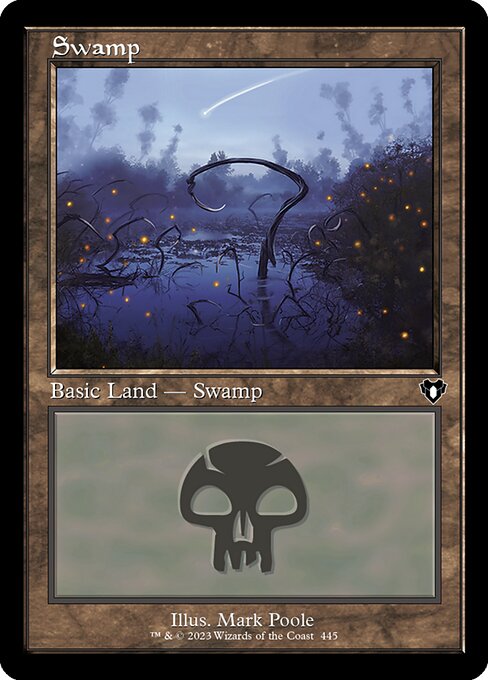 Swamp (445) (Retro Frame) — Front