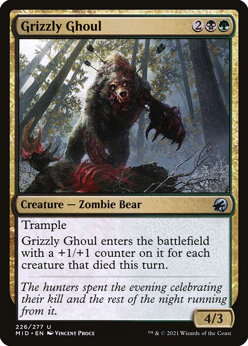 Grizzly Ghoul — Front